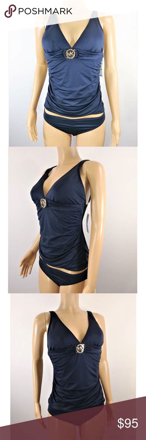 michael kors swimsuits for women|michael kors bikini new navy.